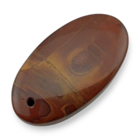 Jaspis noreena kaboszon z dziurką 25x14 mm nr G56 Jaspis noreena kaboszon z dziurką 25x14 mm nr G56