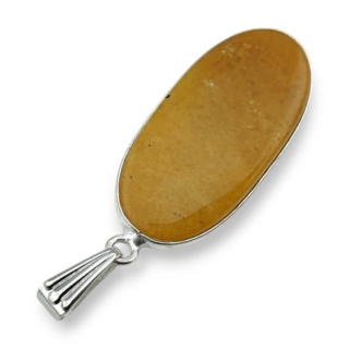 Awenturyn pomarańczowy zawieszka 27x13 mm nr G82