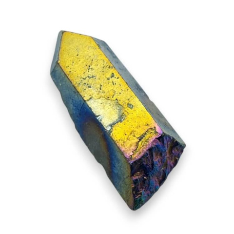 Kwarc tytanowy sopel 27x12 mm nr 474