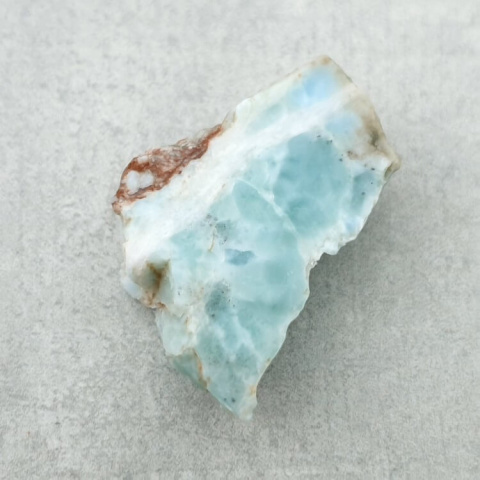 Larimar cięty surowy 22x21 mm nr 300 Larimar cięty surowy 22x21 mm nr 300