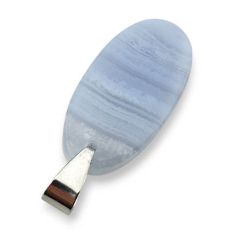 Agat blue lace zawieszka 20x13 mm nr G72