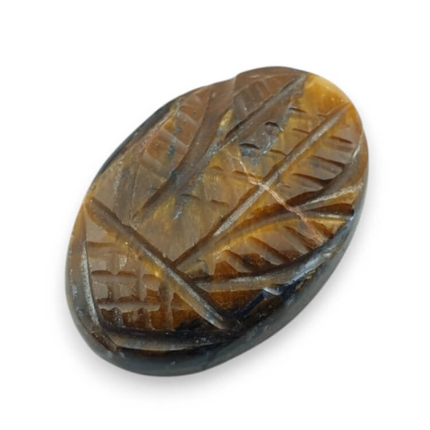 Tygrysie oko kaboszon carved 26x18 mm nr 8 Tygrysie oko kaboszon carved 26x18 mm nr 8