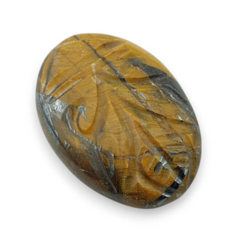 Tygrysie oko kaboszon carved 27x19 mm nr 9 Tygrysie oko kaboszon carved 27x19 mm nr 9