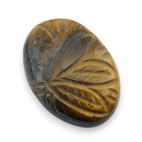 Tygrysie oko kaboszon carved 29x20 mm nr 7 Tygrysie oko kaboszon carved 29x20 mm nr 7