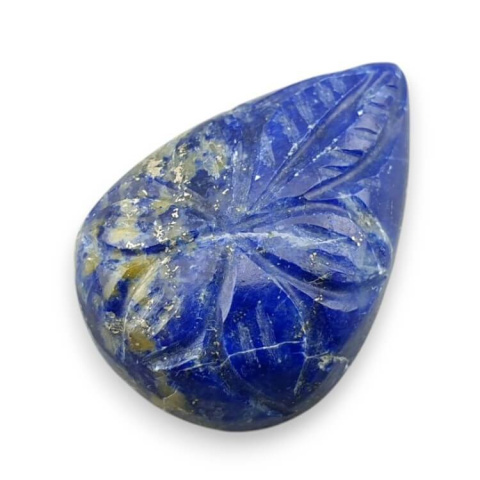 Lapis lazuli kaboszon carving 26x18 mm nr 15 Lapis lazuli kaboszon carving 26x18 mm nr 15