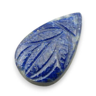 Lapis lazuli kaboszon carving 28x17 mm nr 22
