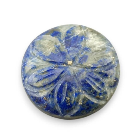 Lapis lazuli kaboszon carving fi 23 mm nr 30 Lapis lazuli kaboszon carving fi 23 mm nr 30