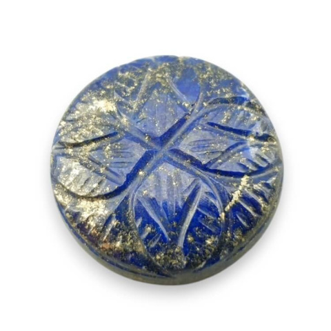 Lapis lazuli kaboszon carving fi 26 mm nr 21 Lapis lazuli kaboszon carving fi 26 mm nr 21
