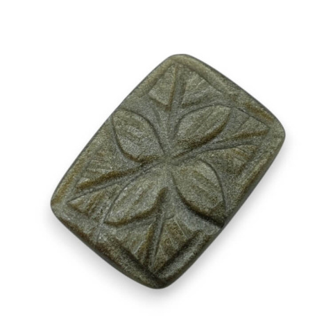 Obsydian złoty kaboszon carved 23x16 mm nr 7 Obsydian złoty kaboszon carved 23x16 mm nr 7