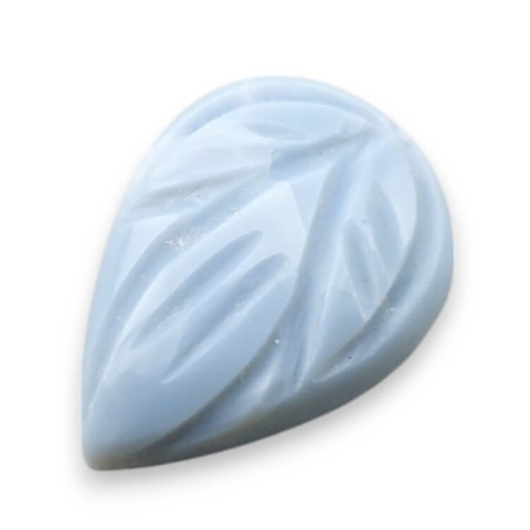Opal niebieski kaboszon carved 20x15 mm nr 65 Opal niebieski kaboszon carved 20x15 mm nr 65
