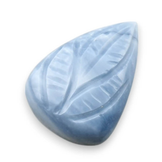 Opal niebieski kaboszon carving 22x16 mm nr 85