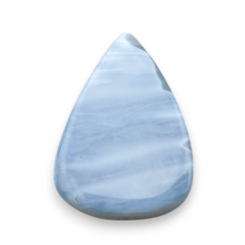 Blue opal cabochon carved 22x16 mm no 85