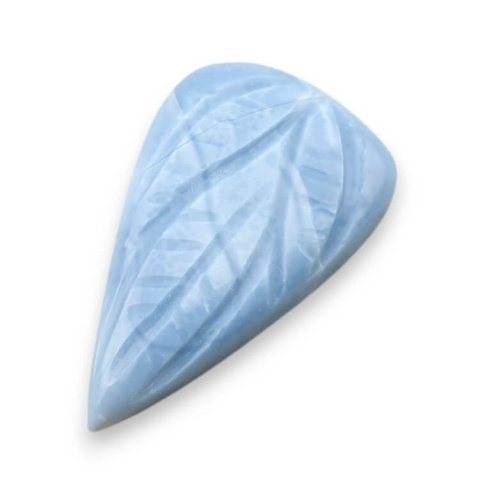 Opal niebieski kaboszon carved 25x15 mm nr 90 Opal niebieski kaboszon carved 25x15 mm nr 90
