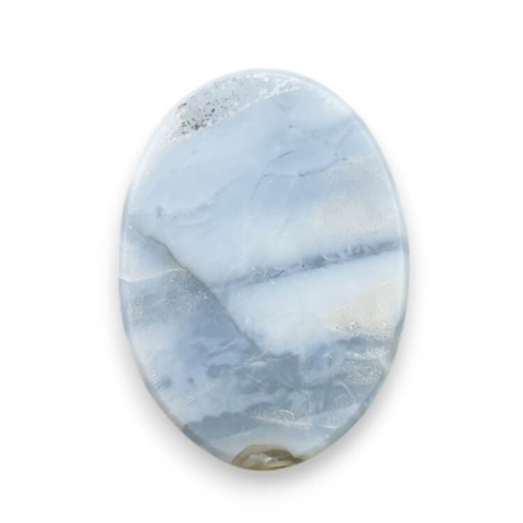 Opal niebieski kaboszon carved 28x19 mm nr 2 Opal niebieski kaboszon carved 28x19 mm nr 2