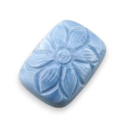 Opal niebieski kaboszon carved 28x20 mm nr 67 Opal niebieski kaboszon carved 28x20 mm nr 67