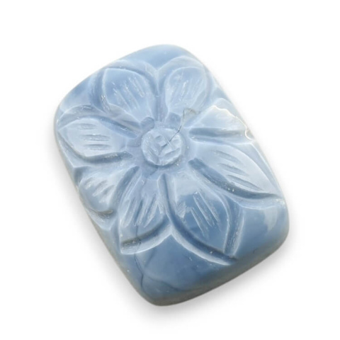 Opal niebieski kaboszon carved 28x20 mm nr 67 Opal niebieski kaboszon carved 28x20 mm nr 67