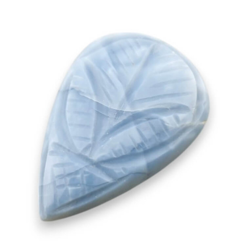 Opal niebieski kaboszon carved 29x20 mm nr 70 Opal niebieski kaboszon carved 29x20 mm nr 70