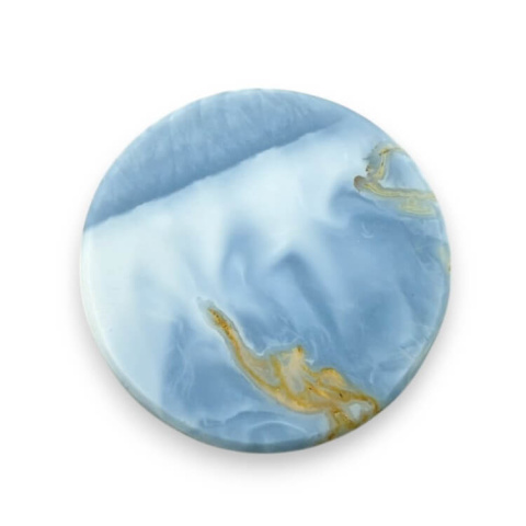Opal niebieski kaboszon carved fi 29 mm nr 11 Opal niebieski kaboszon carved fi 29 mm nr 11