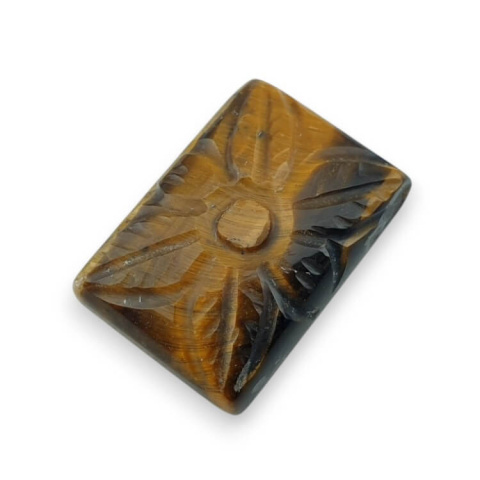 Tygrysie oko kaboszon carved 22x15 mm nr 31 Tygrysie oko kaboszon carved 22x15 mm nr 31