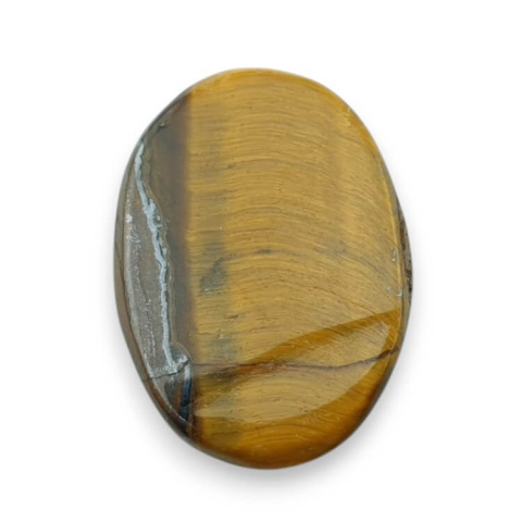 Tygrysie oko kaboszon carving 23x17 mm nr 50