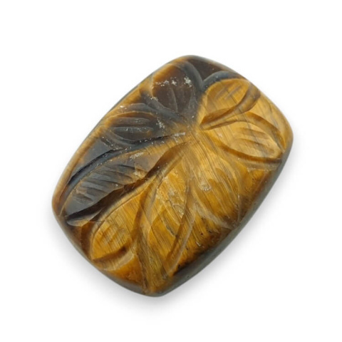 Tygrysie oko kaboszon carved 24x18 mm nr 21 Tygrysie oko kaboszon carved 24x18 mm nr 21