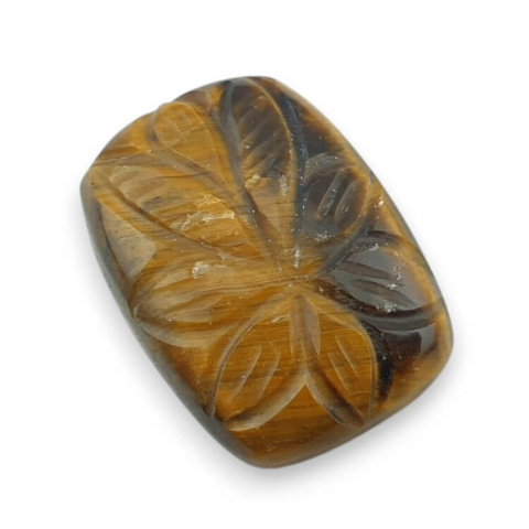 Tygrysie oko kaboszon carved 24x18 mm nr 21 Tygrysie oko kaboszon carved 24x18 mm nr 21