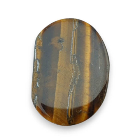 Tygrysie oko kaboszon carving 25x17 mm nr 69