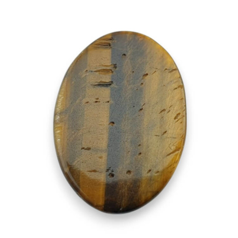 Tygrysie oko kaboszon carving 27x19 mm nr 34