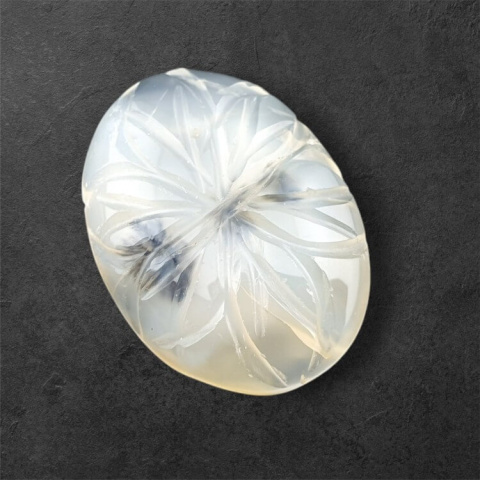 Agat montana kaboszon carved 24x18 mm nr 63 Agat montana kaboszon carved 24x18 mm nr 63