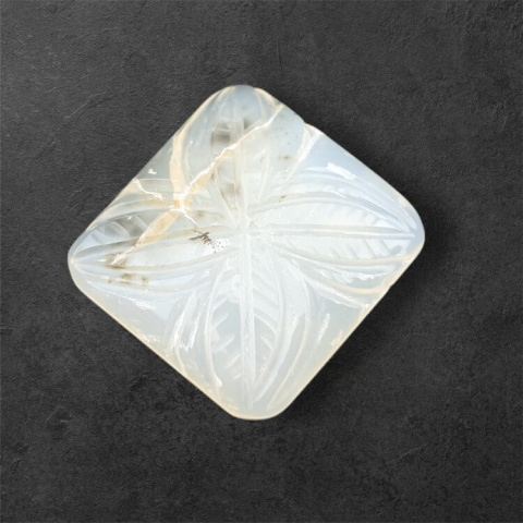 Agat montana kaboszon carved 24x23 mm nr 41 Agat montana kaboszon carved 24x23 mm nr 41
