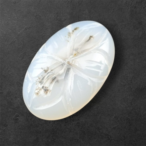 Agat montana kaboszon carved 25x16 mm nr 19 Agat montana kaboszon carved 25x16 mm nr 19
