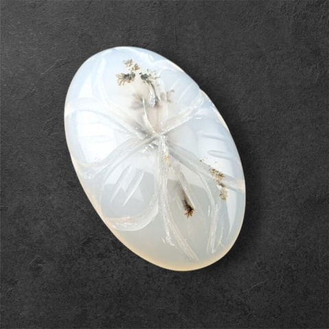 Agat montana kaboszon carved 25x16 mm nr 19 Agat montana kaboszon carved 25x16 mm nr 19