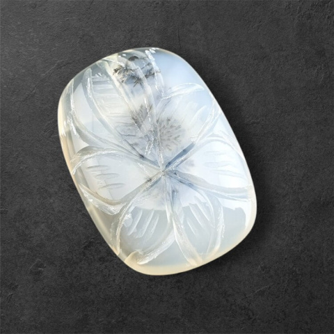 Agat montana kaboszon carved 27x19 mm nr 28 Agat montana kaboszon carved 27x19 mm nr 28