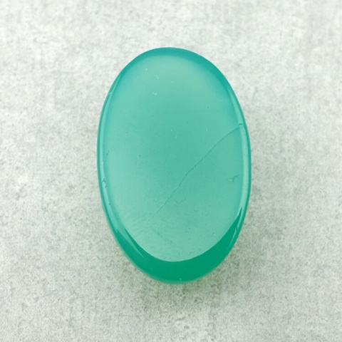 Chalcedon chryzo kaboszon carving 25x15 mm nr 76 Chalcedon chryzo kaboszon carving 25x15 mm nr 76