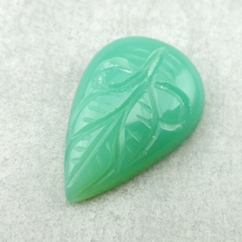 Chalcedon chryzo kaboszon carving 26x18 mm nr 54 Chalcedon chryzo kaboszon carving 26x18 mm nr 54