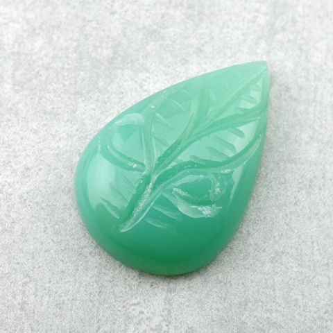Chalcedon chryzo kaboszon carving 26x18 mm nr 54 Chalcedon chryzo kaboszon carving 26x18 mm nr 54