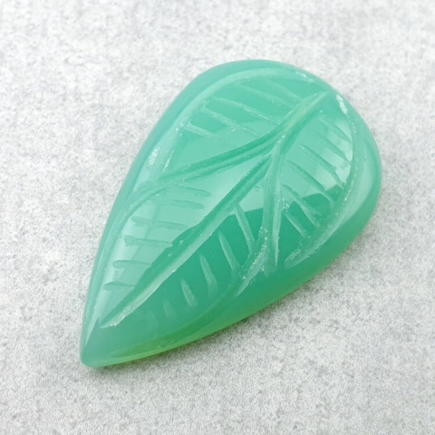 Chalcedon chryzo kaboszon carving 29x18 mm nr 13 Chalcedon chryzo kaboszon carving 29x18 mm nr 13