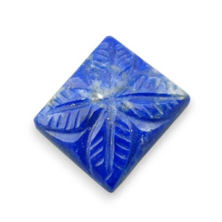 Lapis lazuli kaboszon carving 17x15 mm nr 76