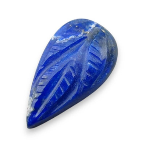 Lapis lazuli kaboszon carved 21x12 mm nr 81 Lapis lazuli kaboszon carved 21x12 mm nr 81