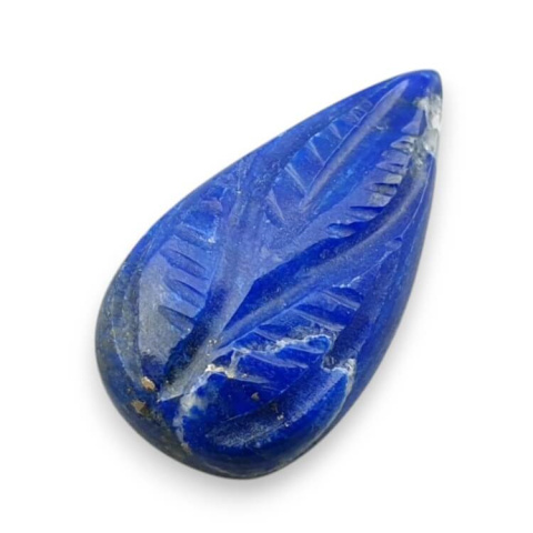 Lapis lazuli kaboszon carved 21x12 mm nr 81 Lapis lazuli kaboszon carved 21x12 mm nr 81