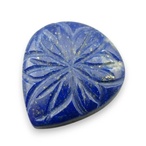 Lapis lazuli kaboszon carved 21x19 mm nr 73 Lapis lazuli kaboszon carved 21x19 mm nr 73