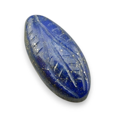 Lapis lazuli kaboszon carving 22x10 mm nr 82