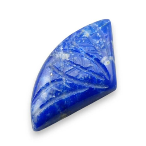 Lapis lazuli kaboszon carving 28x15 mm nr 74 Lapis lazuli kaboszon carving 28x15 mm nr 74
