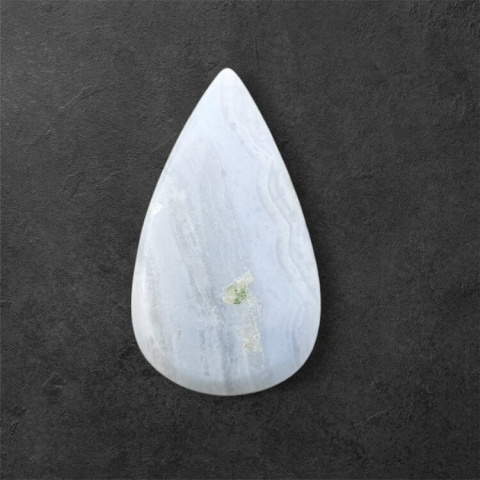 Agat blue lace kaboszon carving 26x14 mm nr 63 Agat blue lace kaboszon carving 26x14 mm nr 63