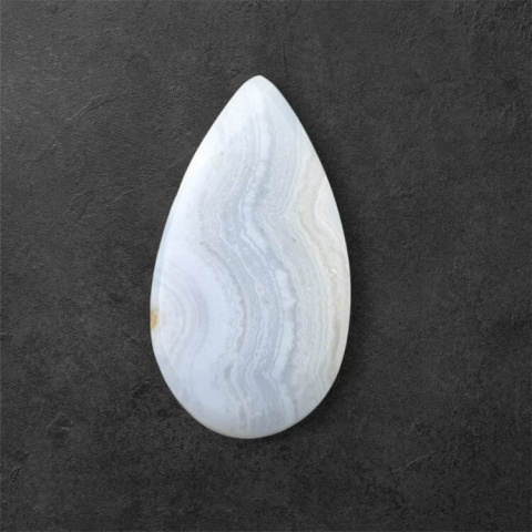Agat blue lace kaboszon carving 27x14 mm nr 30 Agat blue lace kaboszon carving 27x14 mm nr 30