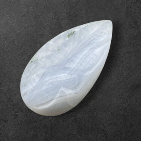 Agat blue lace kaboszon carving 31x17 mm nr 28 Agat blue lace kaboszon carving 31x17 mm nr 28