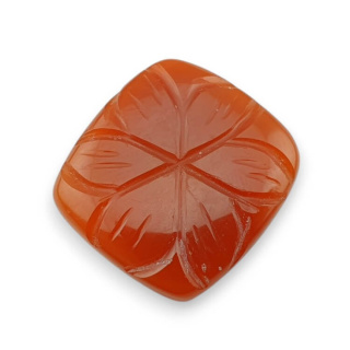 Karneol kaboszon carving 21x20 mm nr 32