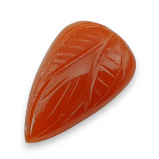 Karneol kaboszon carving 24x15 mm nr 61