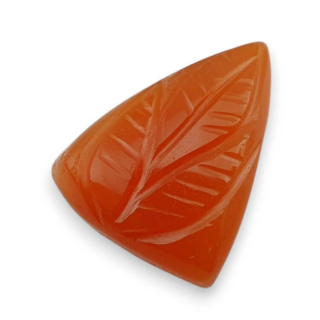 Karneol kaboszon carving 24x19 mm nr 21