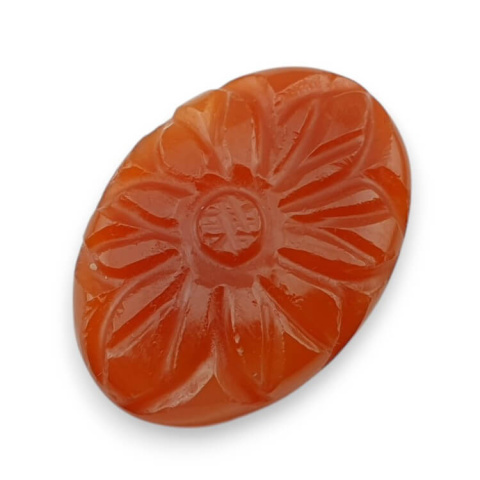 Karneol kaboszon carving 26x18 mm nr 68 Karneol kaboszon carving 26x18 mm nr 68